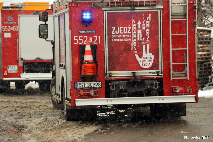 W jednym z zakładów doszło do wybuchu butli z amoniakiem.