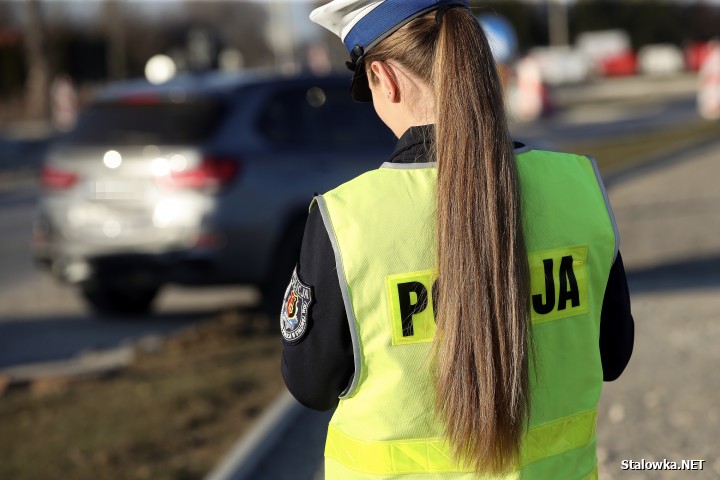 Zdarzenie drogowe na budowanym rondzie na DW-855 w Rzeczycy Długiej.