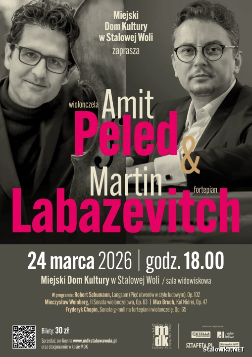 Amit Peled & Martin Labazevitch - koncert na wiolonczelę i fortepian.