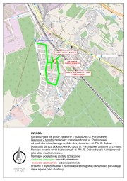 Od dnia 25 marca 2026 roku rozpoczęły się prace związane z rozbudową ul. Parkingowej.