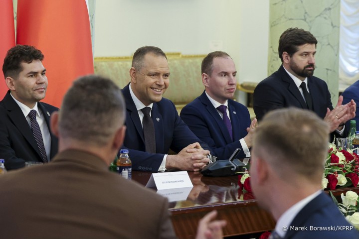 Delegacja u prezydenta Nawrockiego z okazji Dnia Samorządu Terytorialnego.