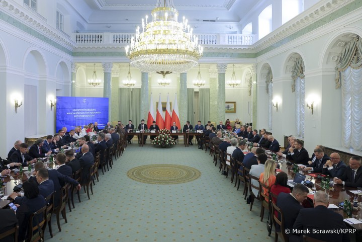 Delegacja u prezydenta Nawrockiego z okazji Dnia Samorządu Terytorialnego.