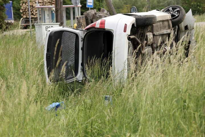 Na ul. Brandwickiej w Stalowej Woli doszło do groźnie wyglądającego wypadku drogowego.