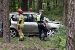 Auto wjechało w drzewo. Poszkodowana trafiła do szpitala.