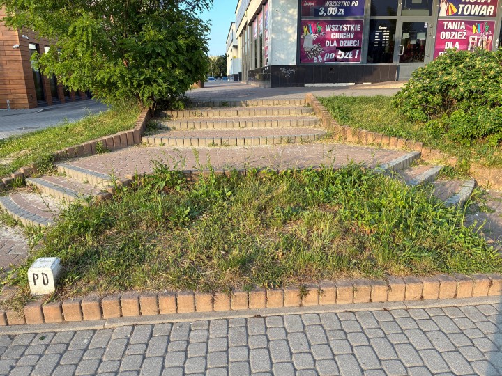 Niepełnosprawni czują się wykluczeni, jeżeli chodzi o przestrzeń przy Centrum 4 w Stalowej Woli.