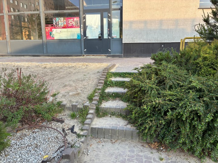 Niepełnosprawni czują się wykluczeni, jeżeli chodzi o przestrzeń przy Centrum 4 w Stalowej Woli.