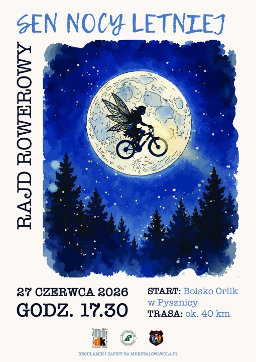 Sen nocy letniej - rajd rowerowy.