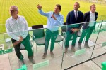 Przedsiębiorca Zbigniew Rogalski (z lewej), mieszkający na co dzień w USA oraz Mariusz Iwański z Monako to przyszli właściciele spółki piłkarskiej Stal Stalowa Wola.