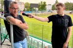 Przedsiębiorca Zbigniew Rogalski (z lewej), mieszkający na co dzień w USA oraz Mariusz Iwański z Monako to przyszli właściciele spółki piłkarskiej Stal Stalowa Wola.