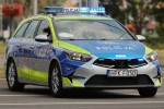 Wypadek z udziałem motocyklisty na skrzyżowaniu przy Patriocie.