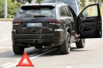 Wypadek z udziałem motocyklisty na skrzyżowaniu przy Patriocie.