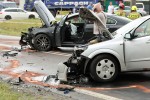 Pysznica: czołowe zderzenie dwóch pojazdów.