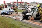 Pysznica: czołowe zderzenie dwóch pojazdów.