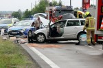 Pysznica: czołowe zderzenie dwóch pojazdów.
