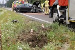 Pysznica: czołowe zderzenie dwóch pojazdów.