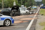 Pysznica: czołowe zderzenie dwóch pojazdów.