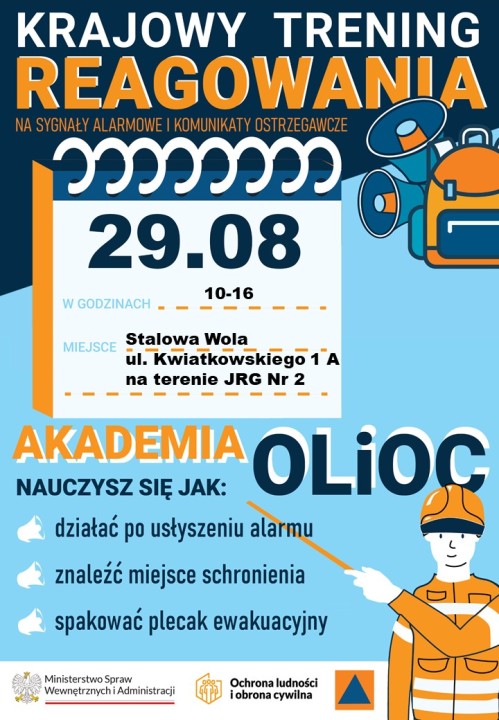 Spotkanie edukacyjne w ramach ogólnopolskiej akcji Akademii Ochrony Ludności i Obrony Cywilnej.