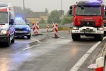 Czołowe zderzenie busa z osobówką. 3 osoby ranne.