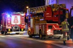 Strażacy zanim odjechali upewnili się ponownie, czy rzeczywiście nie ma zagrożenia pożarowego.