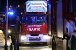Strażacy zanim odjechali upewnili się ponownie, czy rzeczywiście nie ma zagrożenia pożarowego.