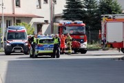 Zgłoszenie z eCall o wypadku na ul. Przemysłowej w Stalowej Woli.