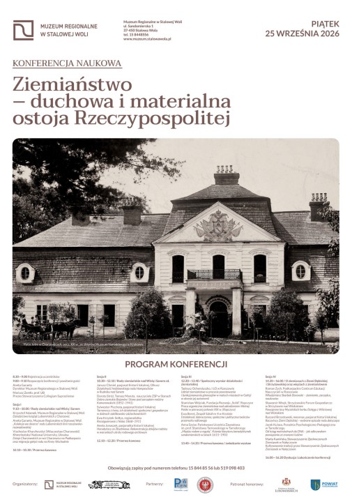 Konferencja naukowa poświęcona rodom ziemiańskim w Muzeum Regionalnym w Stalowej Woli.