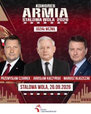 Jarosław Kaczyński, Przemysław Czarnek oraz Mariusz Błaszczak, czołowi liderzy Prawa i Sprawiedliwości pojawią się w Stalowej Woli już w najbliższą sobotę, 26 września. Politycy wezmą udział w zapowiadanym od dawna Kongresie Armia.
