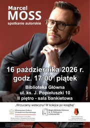 Marcel Moss to pisarz, którego książki regularnie osiągają status bestsellerów i wywołują gorące dyskusje na temat istotnych problemów społecznych.