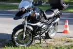 Ranny motocyklista z BMW trafił do szpitala. Do wypadku doszło w gminie Pysznica.
