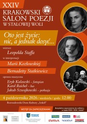 Krakowski Salon Poezji w Stalowej Woli.