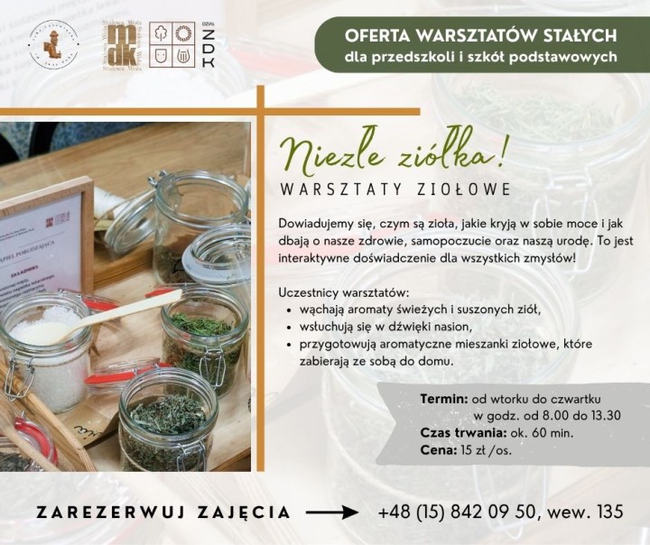 Niezłe ziółka! - warsztaty ziołowe.