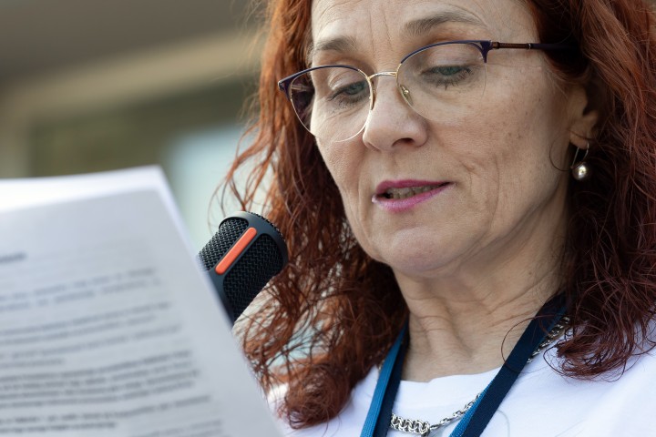 Pikieta przed Hutą Stalowa Wola S.A.