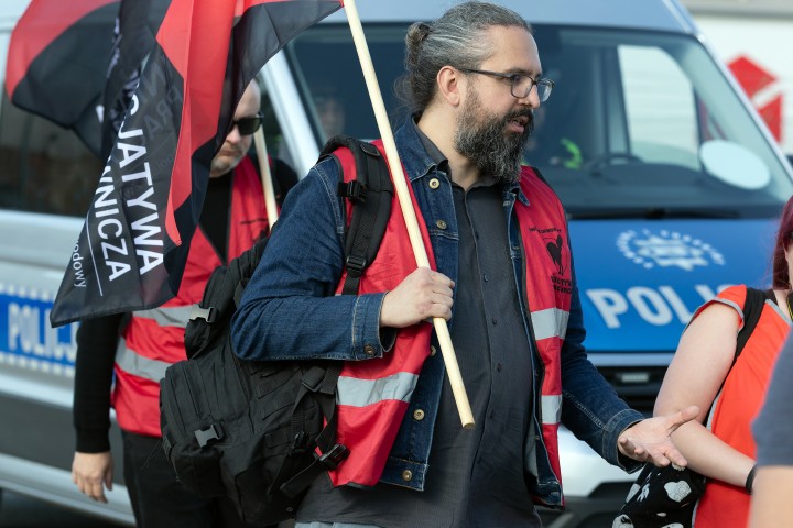 Pikieta przed Hutą Stalowa Wola S.A.