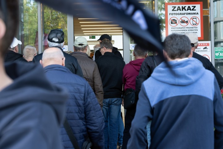 Pikieta przed Hutą Stalowa Wola S.A.