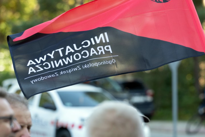 Pikieta przed Hutą Stalowa Wola S.A.
