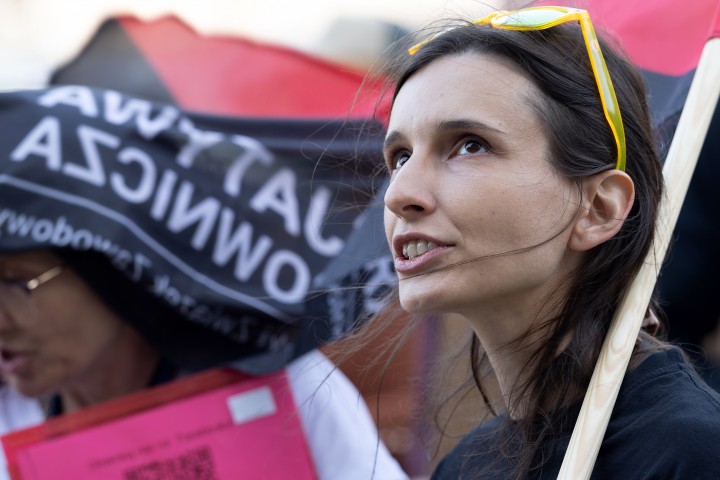 Pikieta przed Hutą Stalowa Wola S.A.