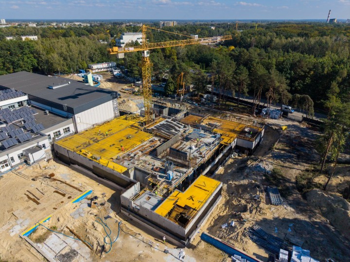 Trwa budowa aquaparku w Stalowej Woli.