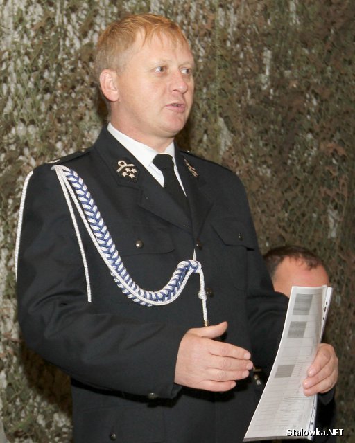 Mariusz Janeczko, prezes OSP w Stalowej Woli.