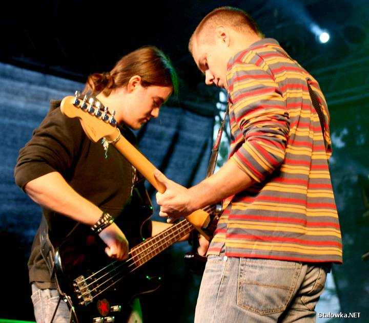 Od lewej - Michał Sajdek oraz Grzegorz Bartkowicz z zespołu Addiction.