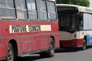 Autobus marki Jelcz odmówił posłuszeństwa.