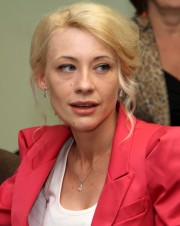 Greta Skrzypek (SLD), radna oraz wiceprzewodnicząca Rady Powiatu Stalowowolskiego.