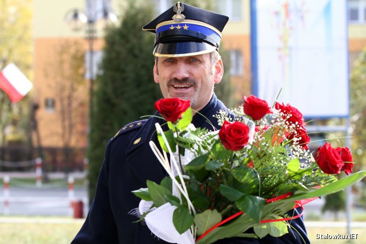 Msza Święta za Ojczyznę. Na zdjęciu: Tadeusz Niedziałek, komendant KP PSP w Stalowej Woli.