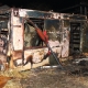 Stalowa Wola: Duży pożar na Piaskach. Spaliły się trzy garaże