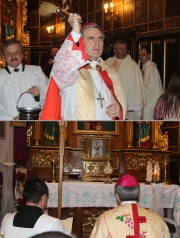 W środowy wieczór w Stalowej Woli miała miejsce uroczystość poświęcenia przez księdza Biskupa Ordynariusza Krzysztofa Nitkiewicza, prac konserwacyjno-remontowych w parafii św. Floriana.