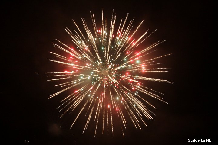 Jubileuszowe fajerwerki.