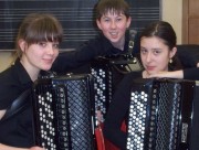 Izabela Jarosz, Piotr Żurawski, Angelika Stelmach to część zespołu akordeonowego ze stalowowolskiej szkoły muzycznej, który zajął trzecie miejsce an ogólnopolskich przesłuchaniach.