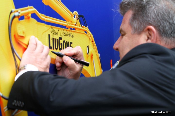 LiuGong zaprezentował w Stalowej Woli dwie nowe maszyny.