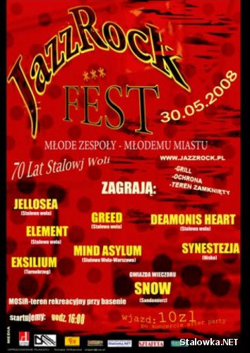 Plakat JazzRockFest.