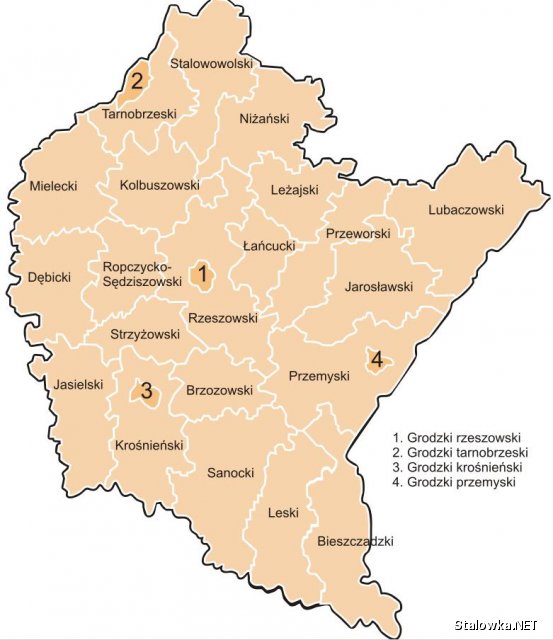 Od 1 stycznia 2013 roku na mapie województwa podkarpackiej zaszły trzy zmiany, w tym jedna dotycząca nazwy miejscowości w powiecie niżańskim.