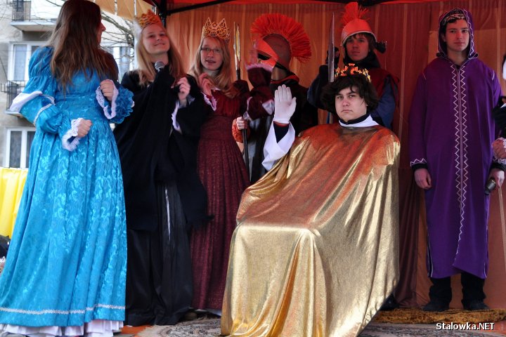 Orszak Trzech Króli w Stalowej Woli. Herod ze swoją świtą.